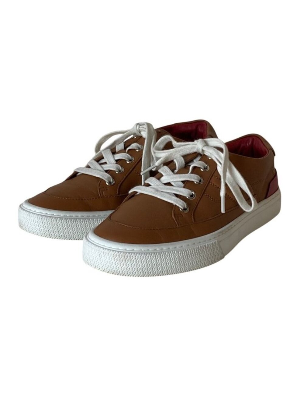 Hermes Deep Leather Sneakers Brown